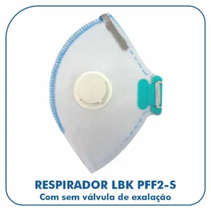 Respirador LBK PFF2-S Com válvula de exalação