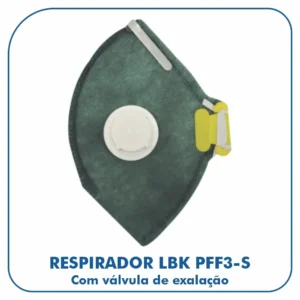 Respirador LBK PFF3-S Com válvula de exalação